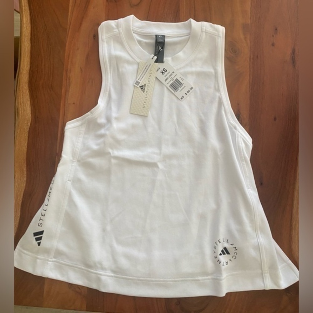 ADIDAS BY STELLA MCCARTNEY LOGO TANK TOP size XS
